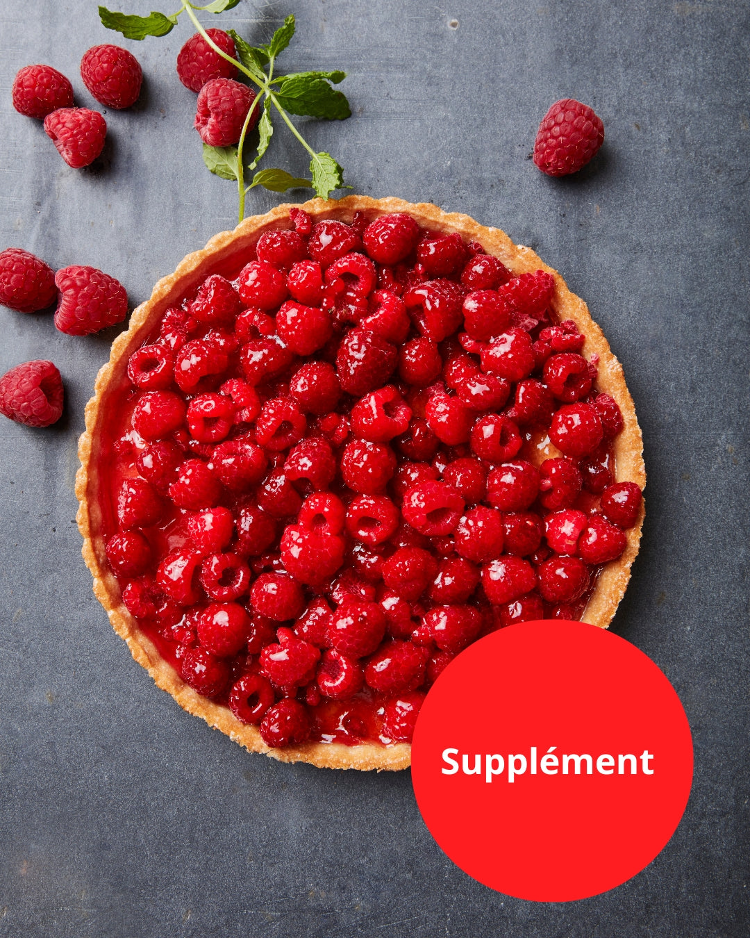 Tarte aux framboises