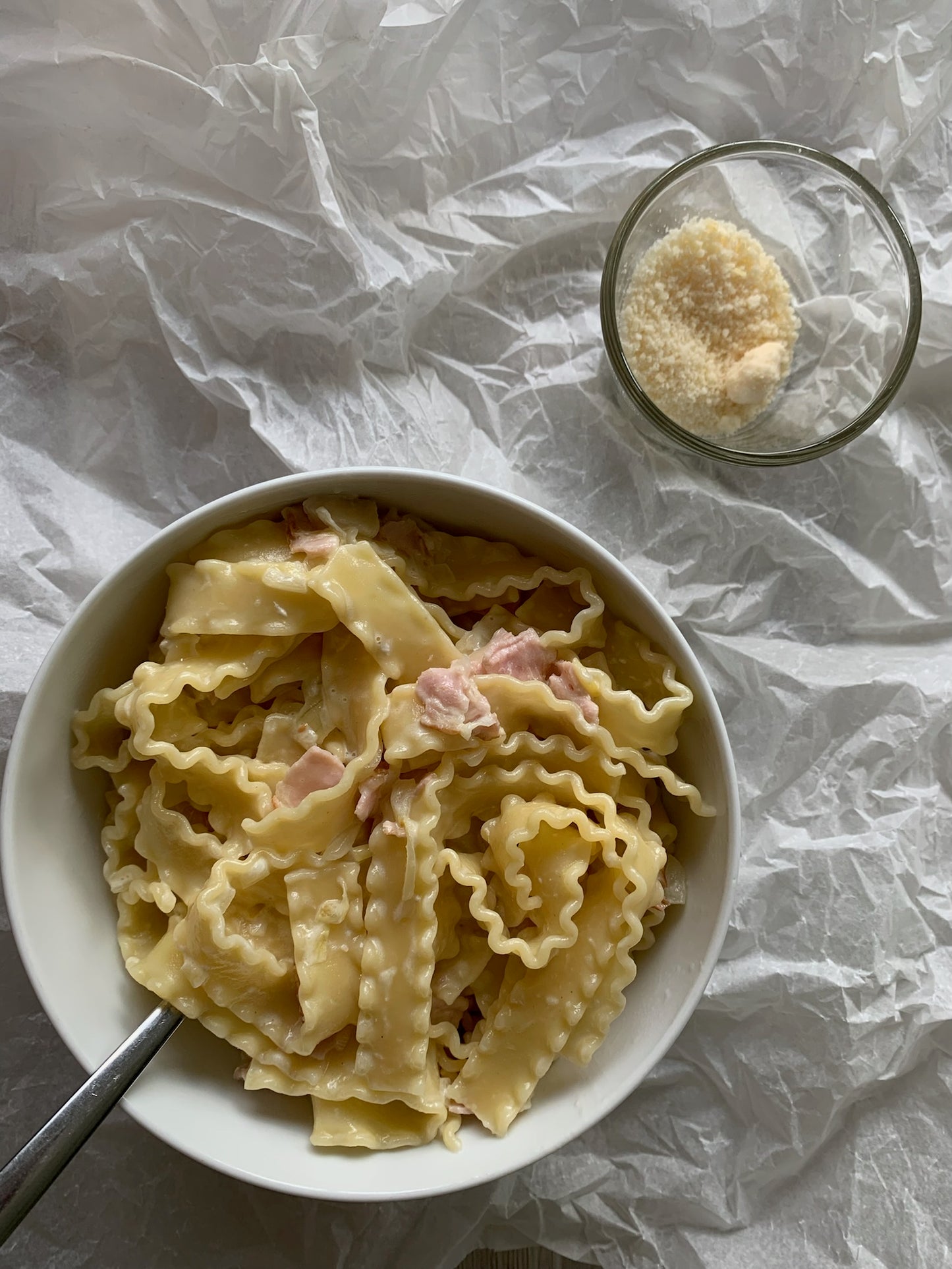 Pâte à la carbonara