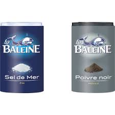 Duo sel & poivre, 68g, LA BALEINE