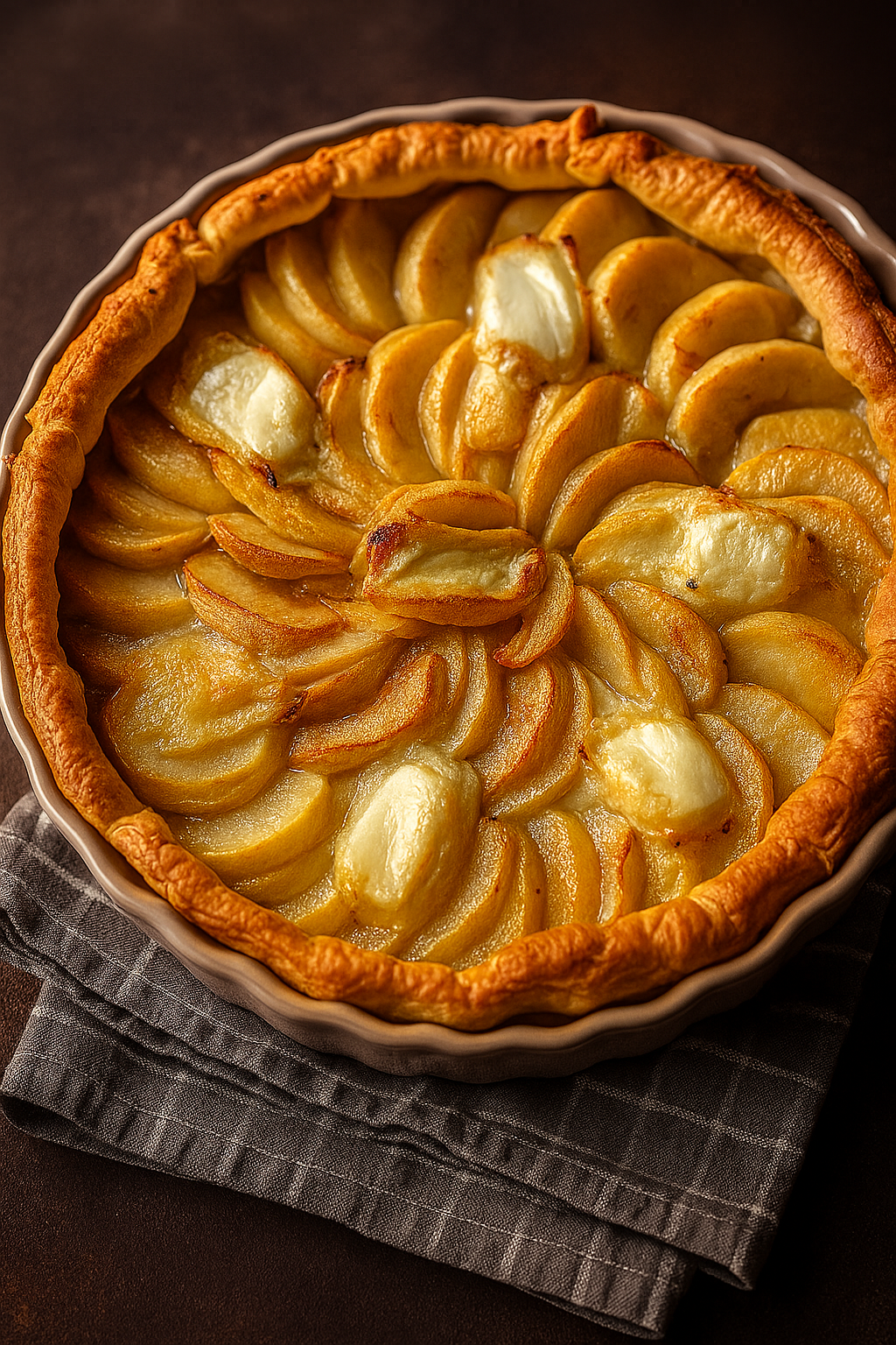 Tarte pomme chèvre