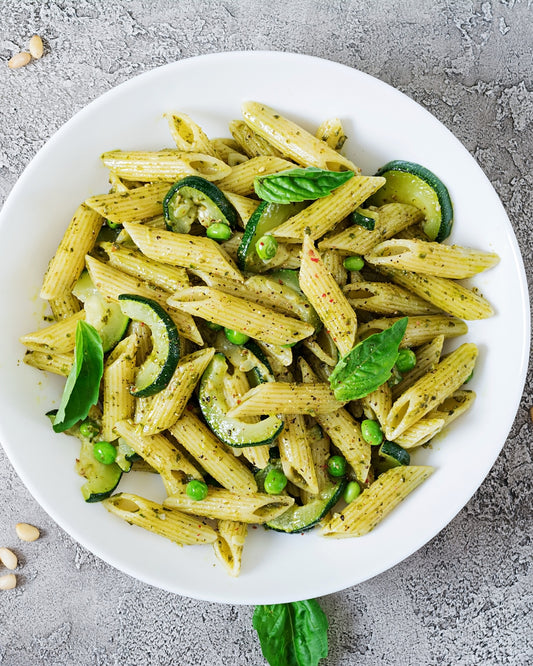 Salade de pâtes aux courgettes