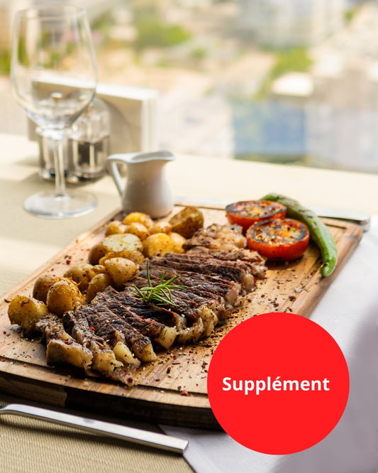Barbecue côte de boeuf et ses légumes - 4 personnes