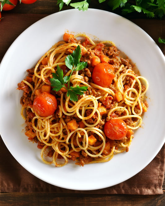 Pâtes à la bolognaise de Quehan