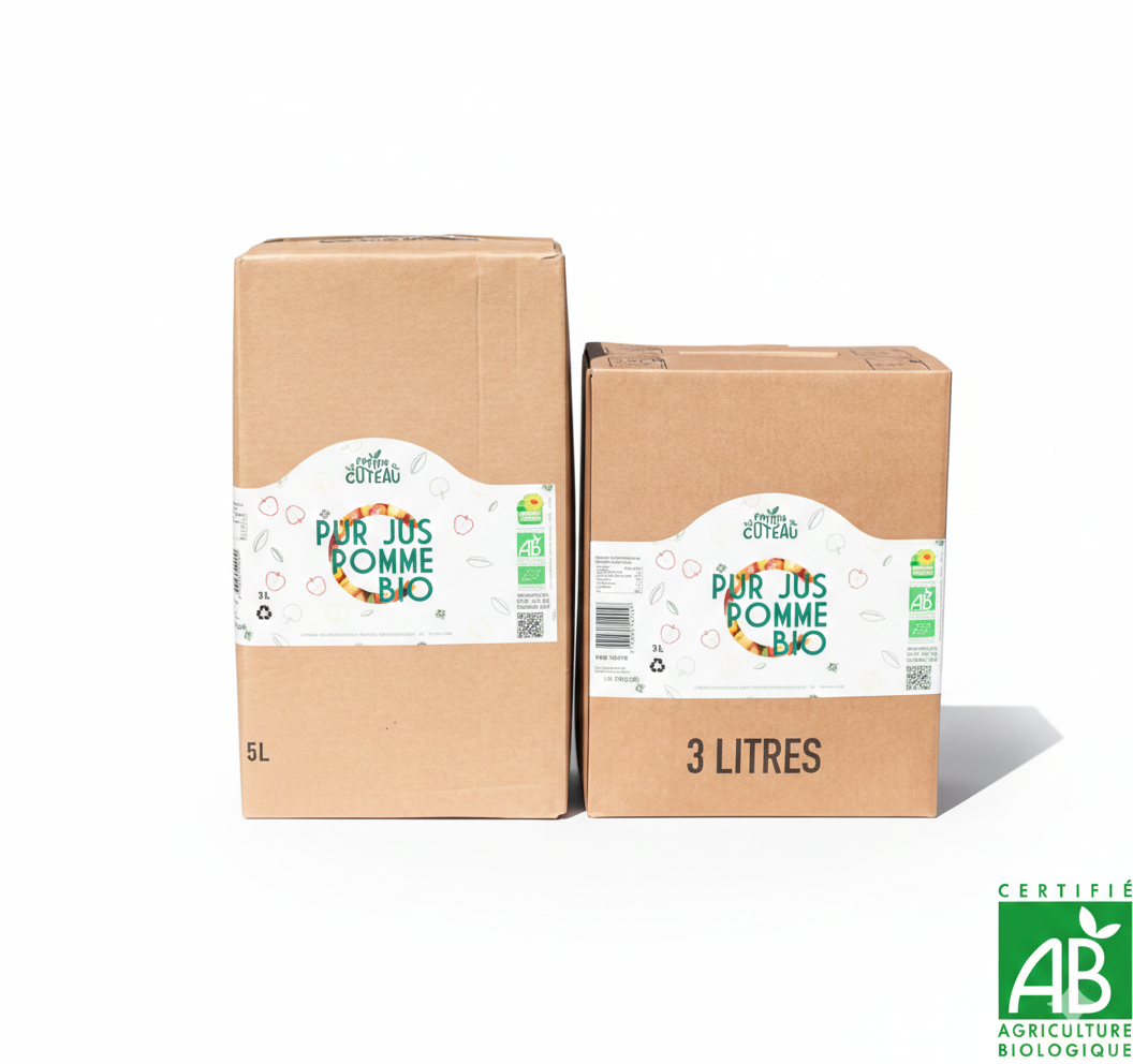 Pur jus de pomme en BIB