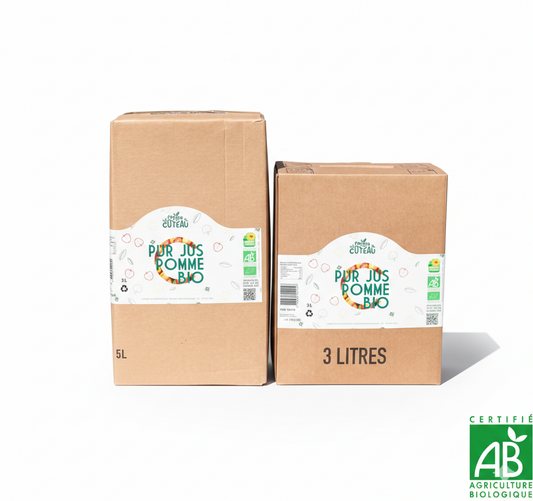 Pur jus de pomme en BIB
