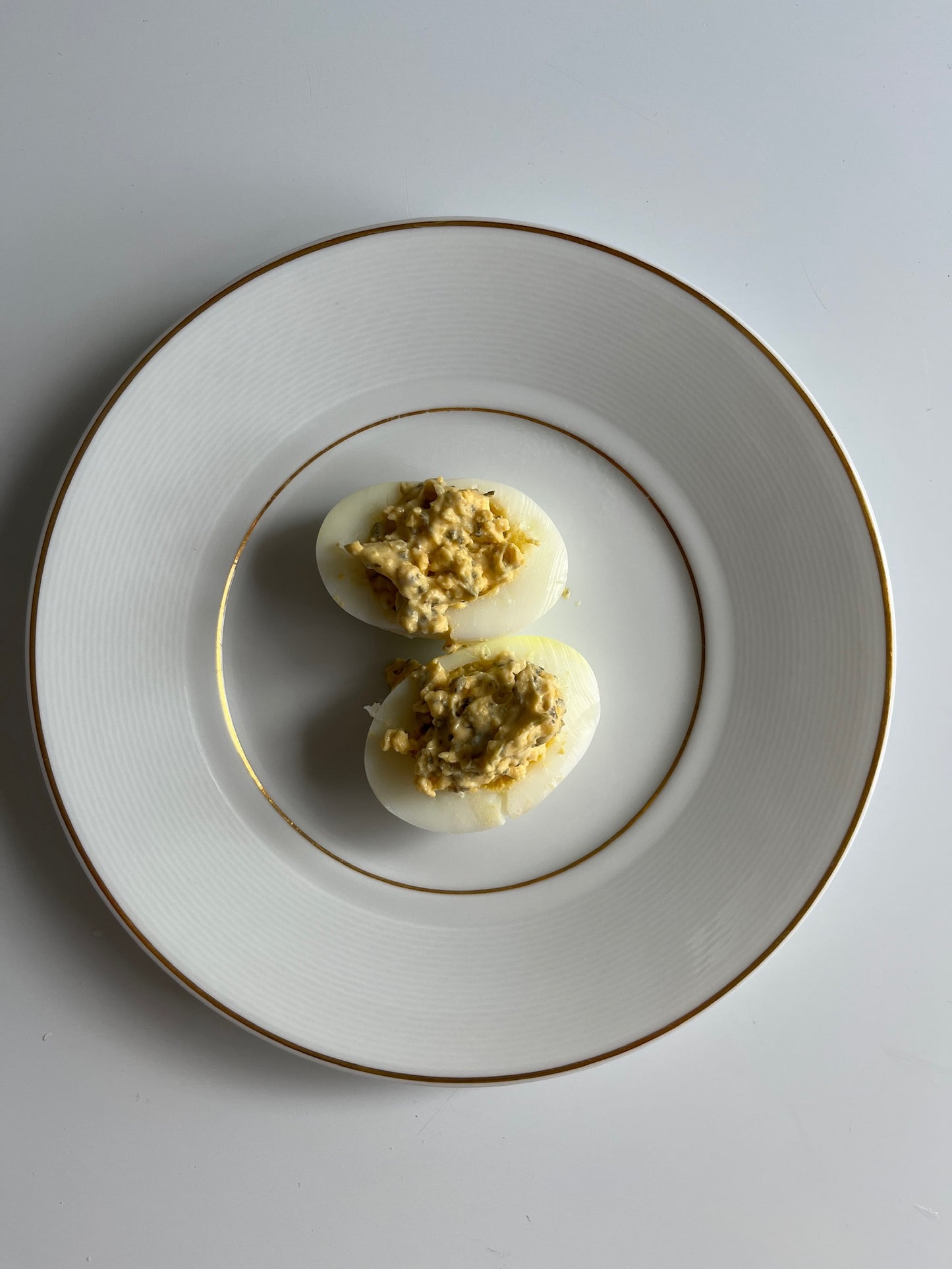 Oeufs mimosas aux algues bretonnes