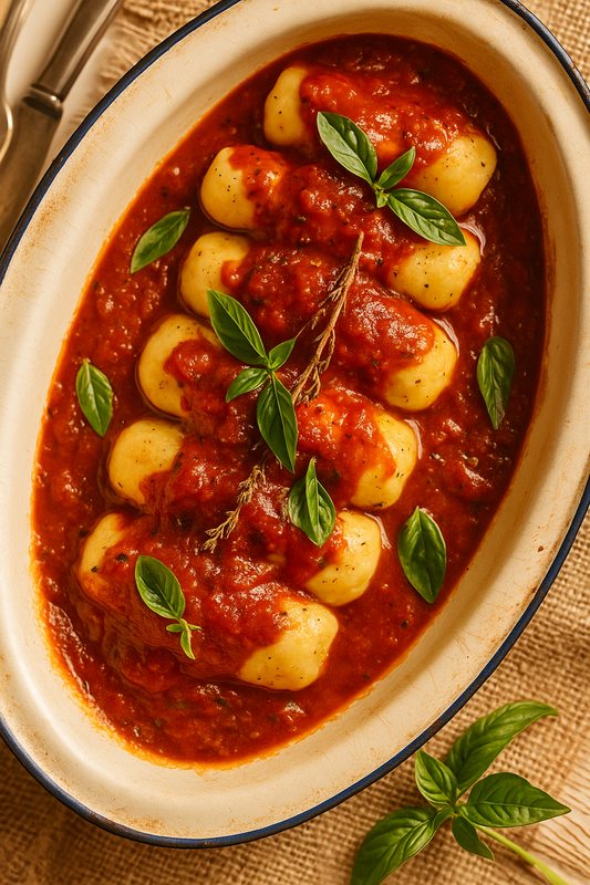 Bouchées Beaufortines à la sauce tomate