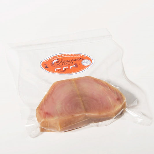Thon germon sauvage fumé pavé (150g)